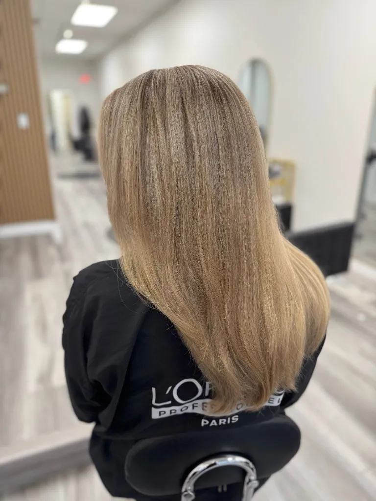 Balayage and dimensional colour portfolio photograph 2 of 18. Emilie Hair Studio, 908 Kingsway, Vancouver, British Columbia, Canada.