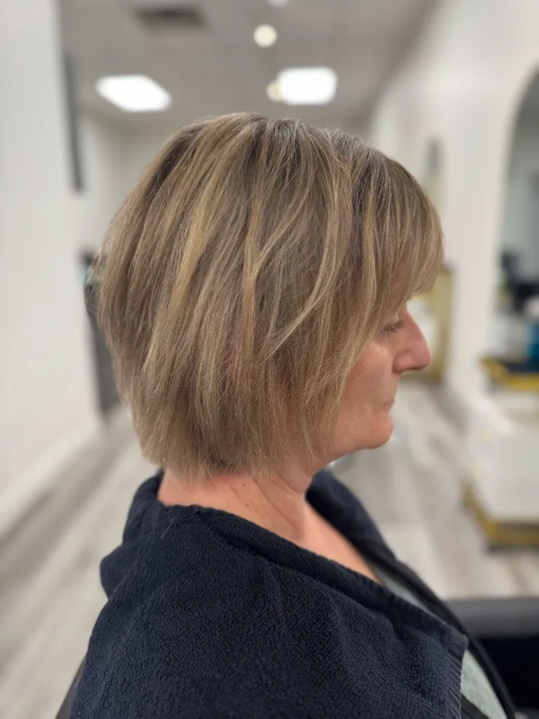 Balayage and dimensional colour portfolio photograph 5 of 18. Emilie Hair Studio, 908 Kingsway, Vancouver, British Columbia, Canada.