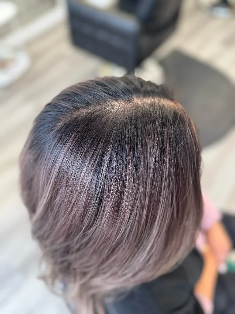 Balayage and dimensional colour portfolio photograph 8 of 18. Emilie Hair Studio, 908 Kingsway, Vancouver, British Columbia, Canada.