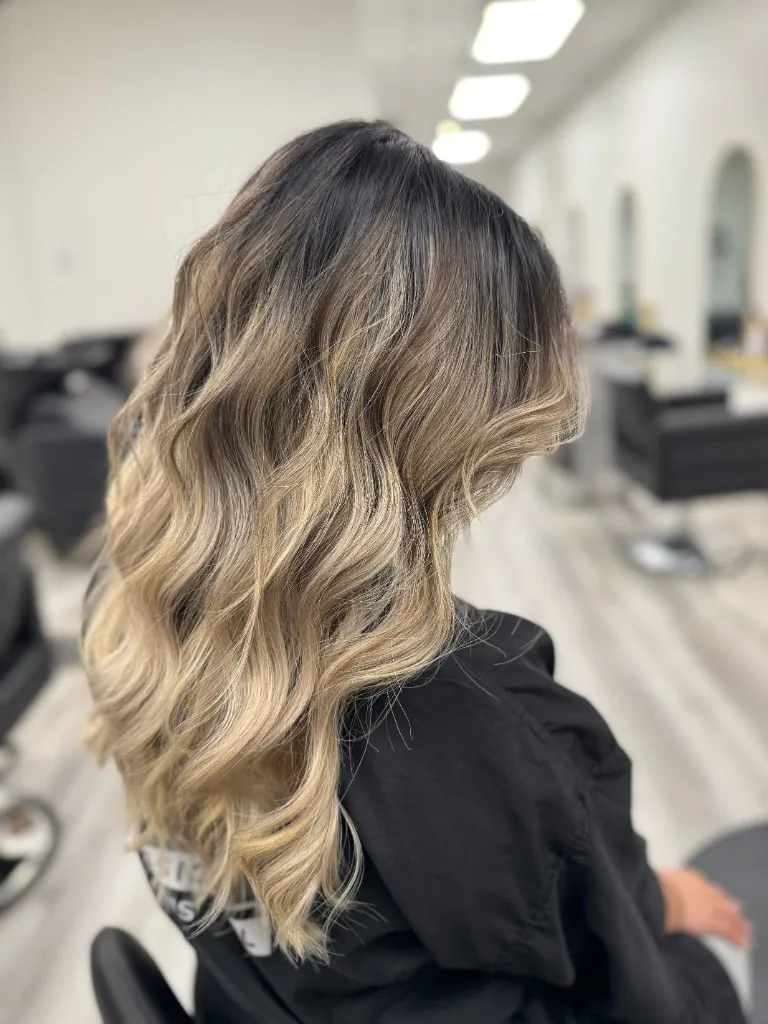 Balayage and dimensional colour portfolio photograph 12 of 18. Emilie Hair Studio, 908 Kingsway, Vancouver, British Columbia, Canada.