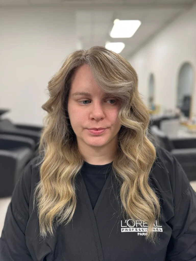 Balayage and dimensional colour portfolio photograph 15 of 18. Emilie Hair Studio, 908 Kingsway, Vancouver, British Columbia, Canada.