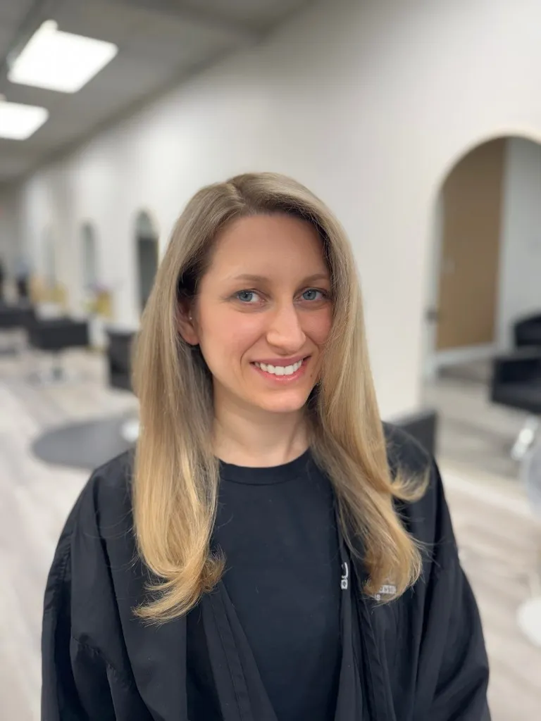 Balayage and dimensional colour portfolio photograph 17 of 18. Emilie Hair Studio, 908 Kingsway, Vancouver, British Columbia, Canada.